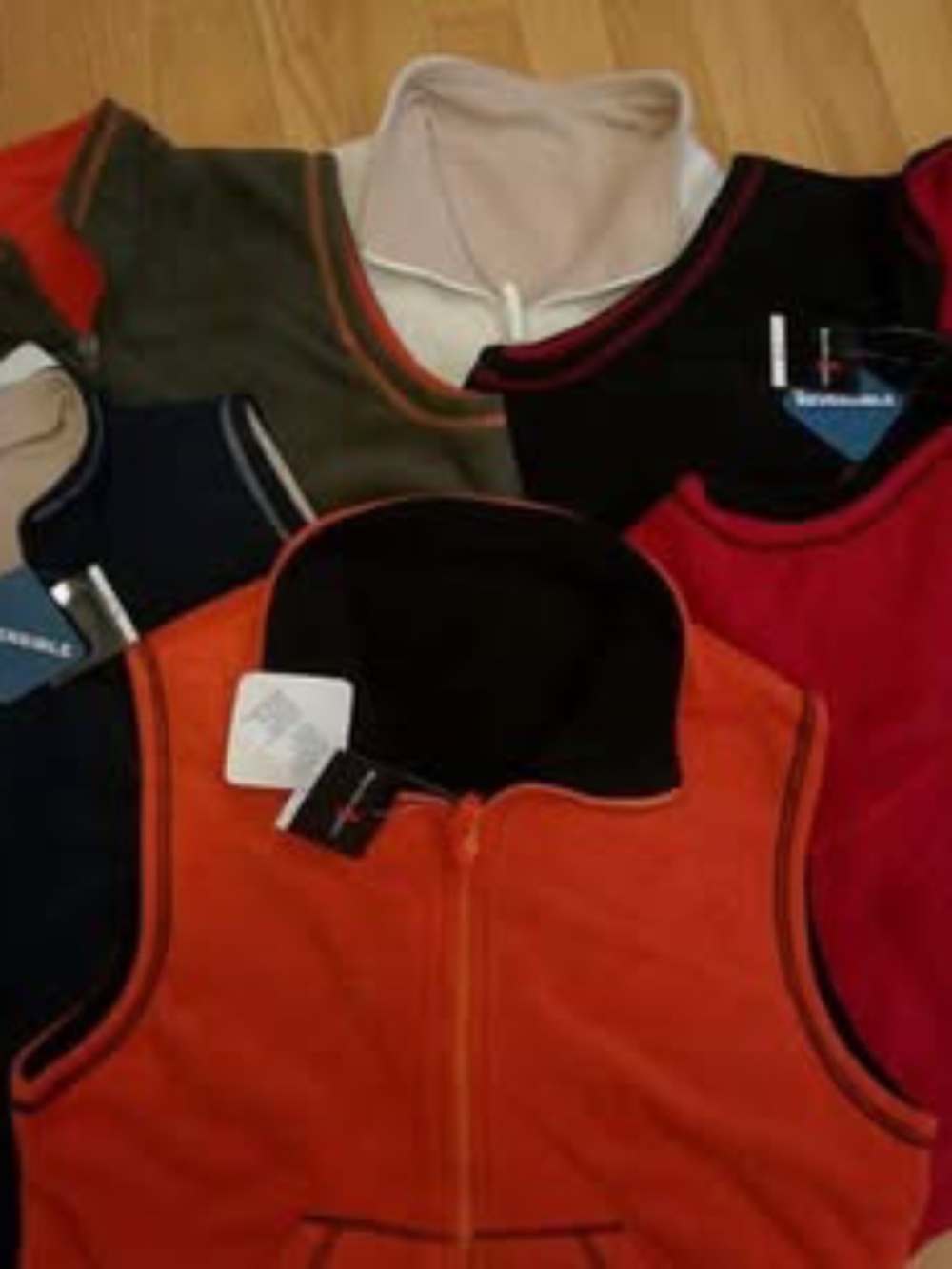 New with Tags bydesign Reversible Fleece Vests